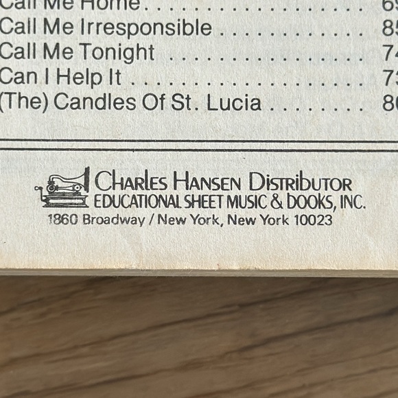 Vintage 1001 Jumbo Song Book EA-3/31 - Picture 3 of 9